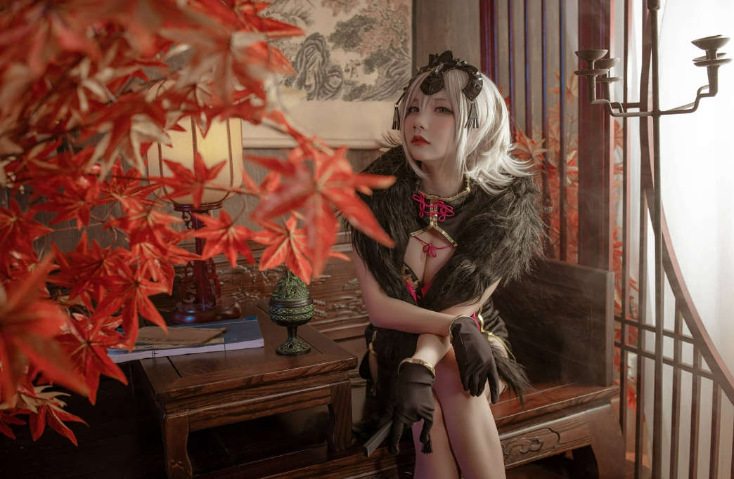 黑贞再临：是一只熊仔吗cosplay《黑贞》图集的视觉呈现